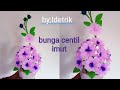 Ide Kreatif Kerajinan tangan Bunga Cantik Plastik Kresek - Bunga Centil Imut