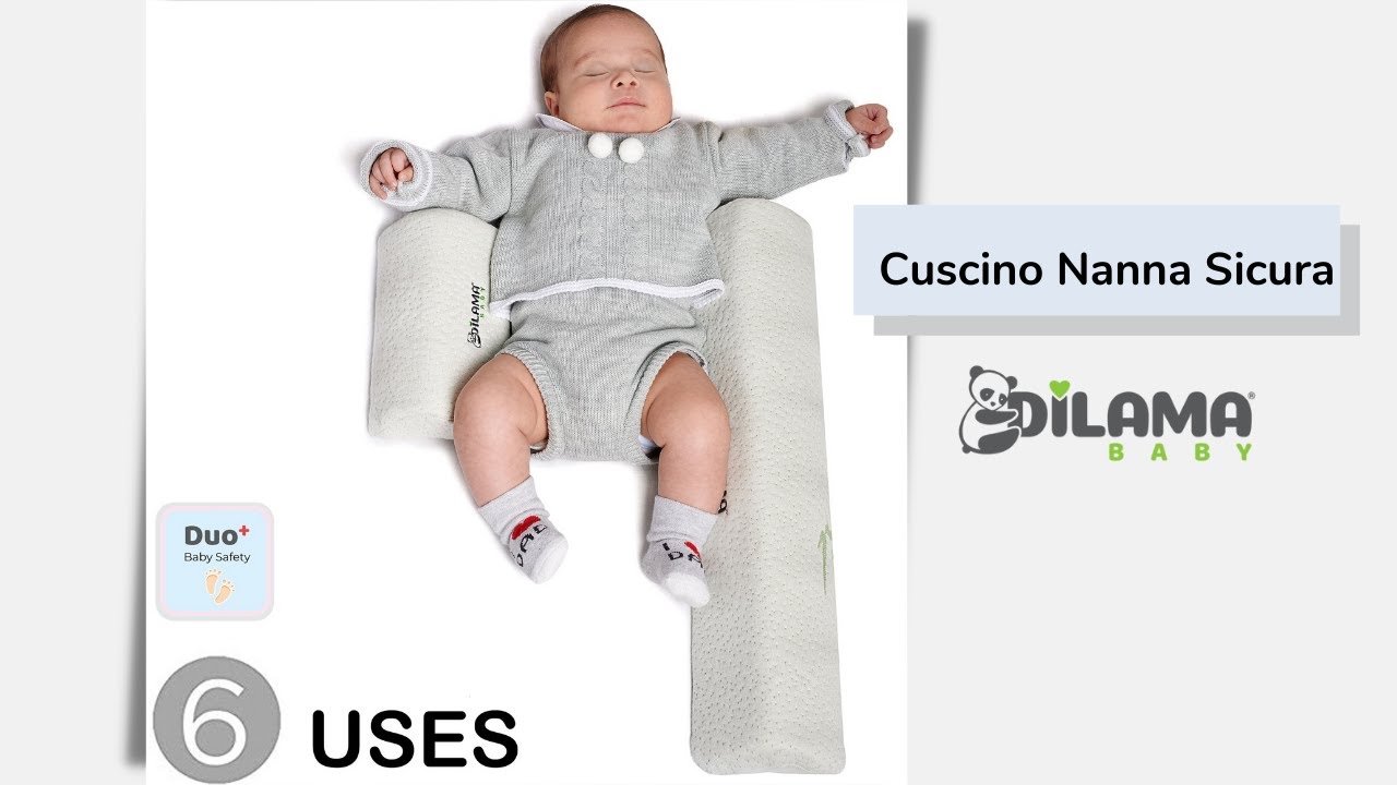 Cuscino Nanna Sicura - Cuscino neonato laterale – Dilamababy