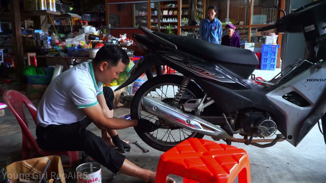 Fix the phenomenon of Wave chain wear, rustling sound, chain jumping, broken chain | repair girl