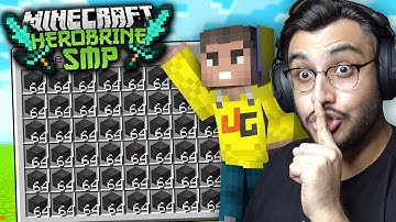 I FOUND THIS SECRET HIDDEN BASE IN HEROBRINE SMP | RAWKNEE