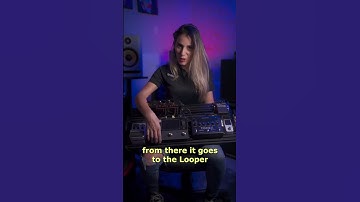 @LoidaLiuzzi shows us her looping pedalboard feat. the Aeros Loop Studio & BeatBuddy #Shorts #Guitar
