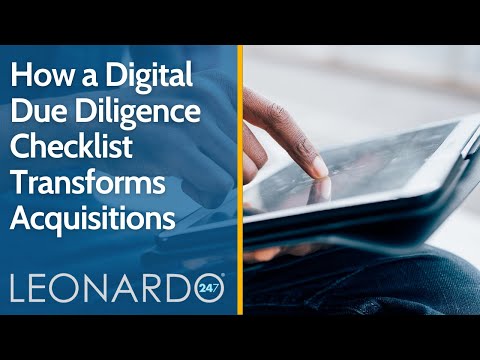 How a Digital Due Diligence Checklist Transforms Acquisitions