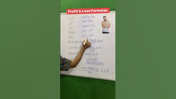 👉 Profit & Loss Formulas 🤔 !! #maths #profitandloss #mathstricks #shorts #ytshorts #youtubeshorts