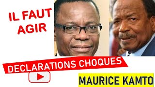 Le Président Maurice Kamto met en garde le régime Biya Paul |MBOUTMAN TV