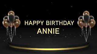 Wish you a very Happy Birthday Annie