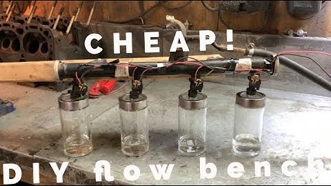 DIY fuel injector flow bench