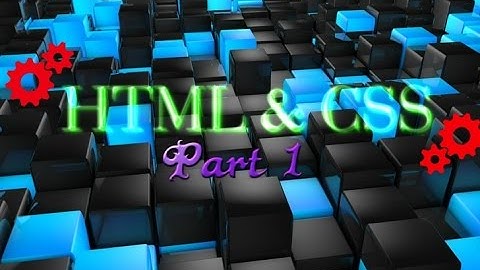 Coding with HTML & CSS | Making a Website| Part 1 |