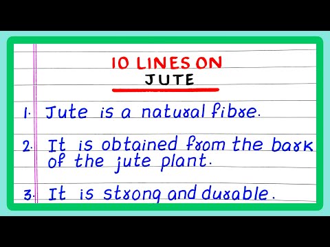 Jute Bags Meaning In English