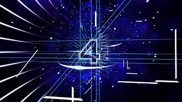 100FPS 4K Wireframe Animation Countdown Numbers AA VFX