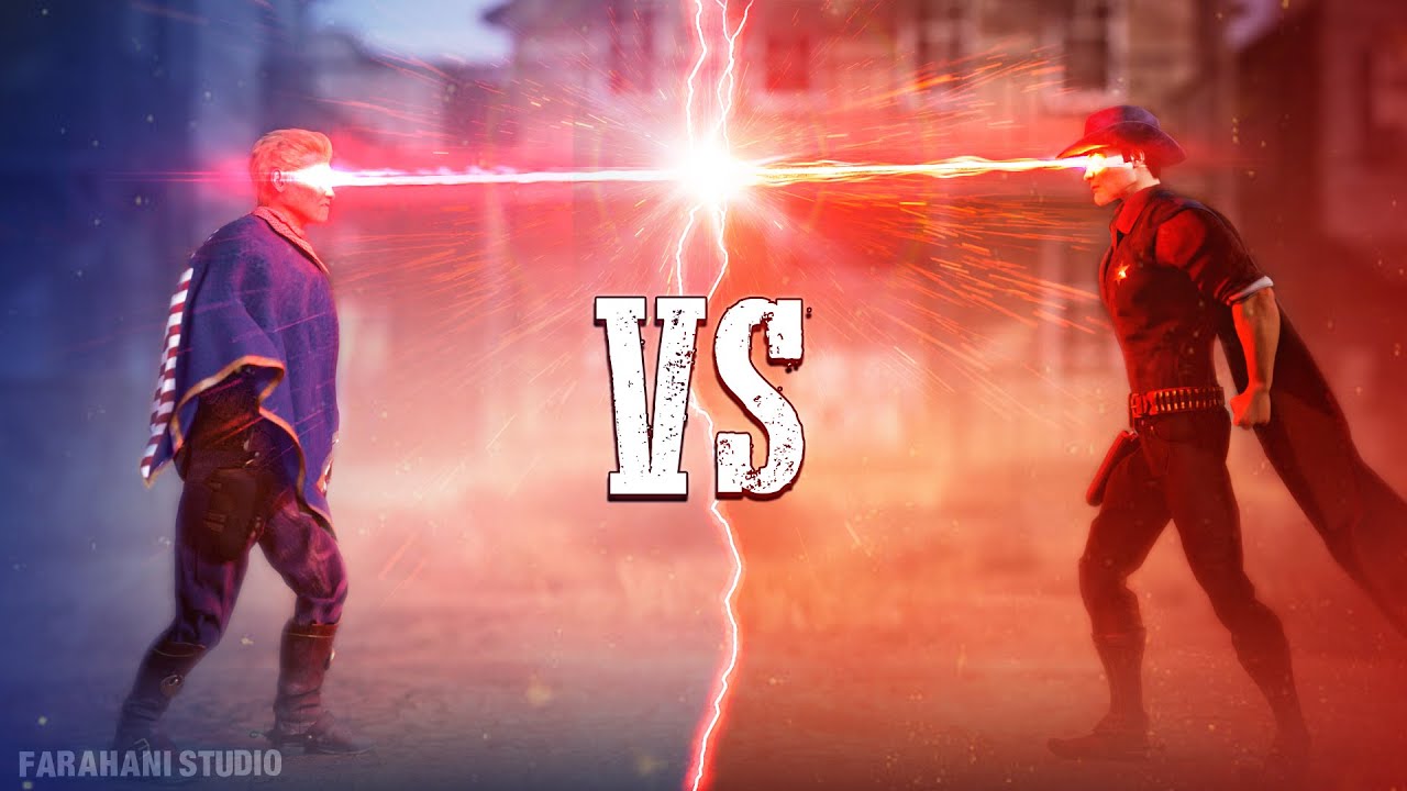 SUPERMAN VS HOMELANDER BUT IN WILD WEST!!  | CGI ANIMATION