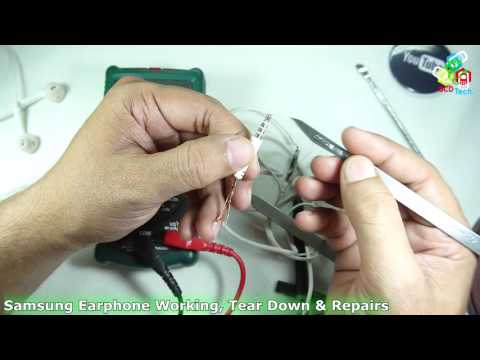 Samsung Earphone Working Tear Down Repairs Youtube
