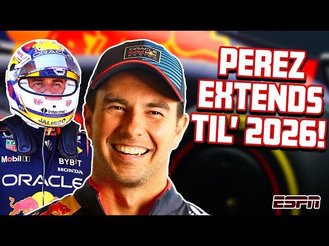 Sergio Perez secures his Red Bull seat through 2026 | ESPN F1 UNLAPPED class=