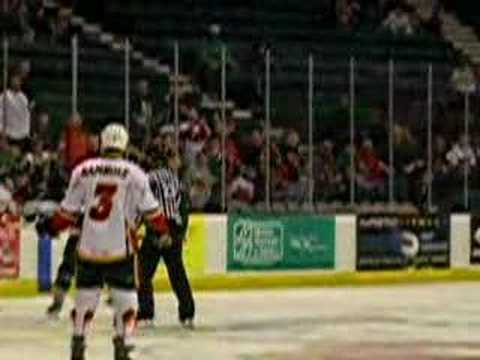 Brandon Prust vs. Adam Keefe 2/17/08