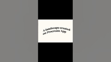 Watch this Procreate timelapse bloom into a sunrise and wildflower scene created with Apple Pencil