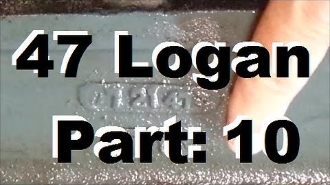 47 Wards Logan Lathe Part: 10 Spindle, Cover, Crank  Crafted Channel
