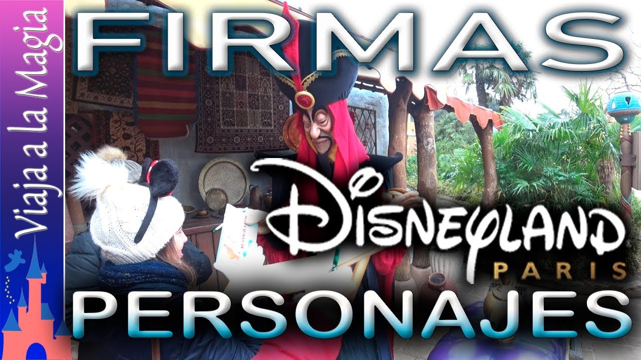 DISNEYLAND PARIS PERSONAJES FIRMAS  Libro firmas Personajes Disney  personalizado 