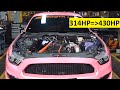 Ford Mustang Engine Upgrade | Increase Engine Power from 314 HP to 430 HP.