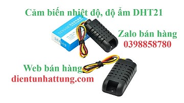 Cảm biến nhiệt độ - độ ẩm DHT21, Cảm biến độ ẩm môi trường - Điện tử Nhật Tùng