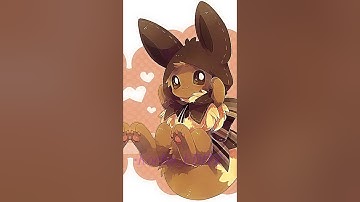 ||Eevee edit🤎|| Requested by @Prince_Doma_Upper_Moon_2 #eeveeevolutions #eevee #pokemon #cute