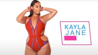 Kayla Jane Curve Fashion Model - 4K