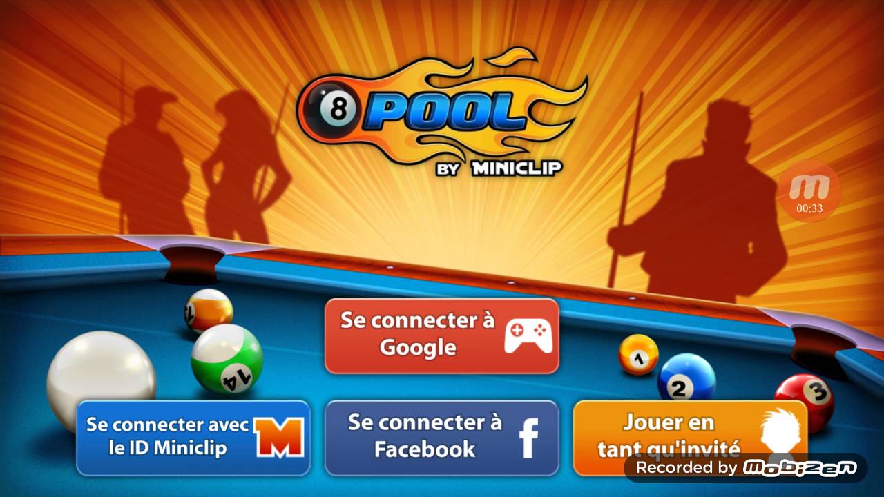 8 ball pool can't connect to compte gmail or facebook. Please solution - 