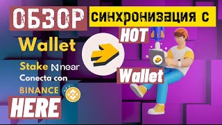 Установка HERE Wallet | Обзор Кошелька | Синхронизация с HOT NEAR WALLET | Выполнение Заданий