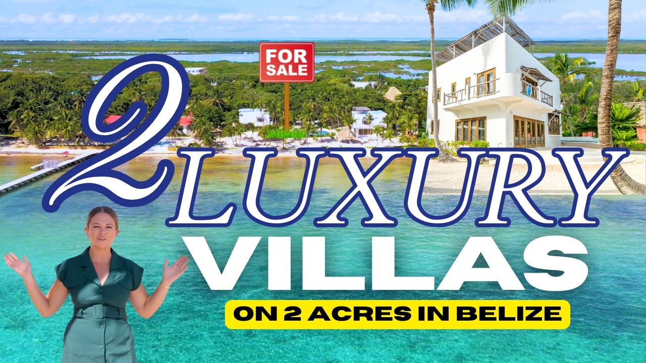 Продаются две роскошные виллы на берегу Карибского моря на участке площадью 2 акра - Амбергриз-Ка...