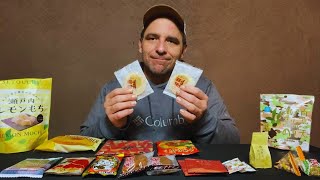 ASMRTrying Snacks From Japan (Unboxing & Taste Testing)