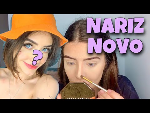PRIMEIRA make com NARIZ NOVO | 16 dias de cirurgia