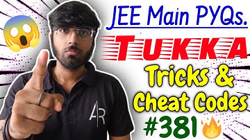 JEE Main 2022: Physics Tukka Tricks🔥🔥🔥| Tricks & Cheat Codes #381 [COMBO Course In Description]