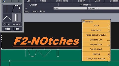#Lectra_V8r1 Full Basic to Advanced Course part 10 #F2_Notches