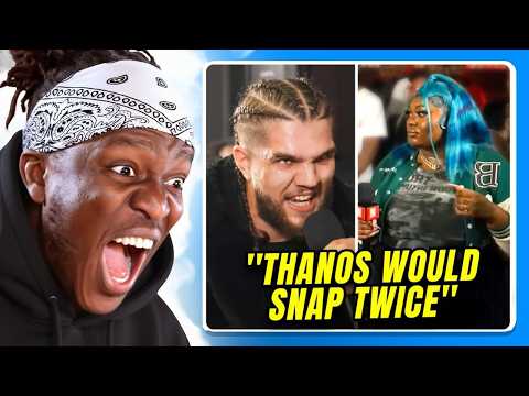 1 HOUR OF KSI REACTING TO BRUTAL RAP BATTLES