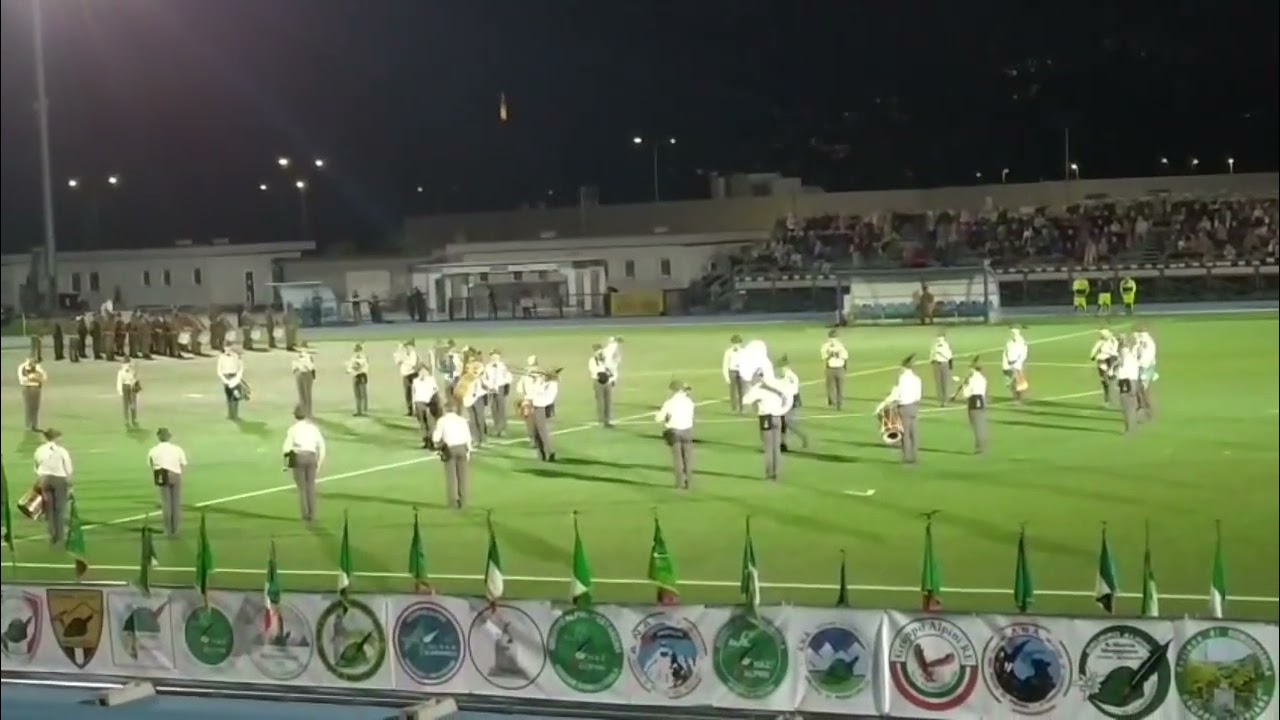Successo per il 50esimo della Fanfara Alpina Ossolana allo Stadio Curotti