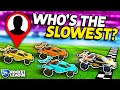 We found the SLOWEST Rocket League Player using this race