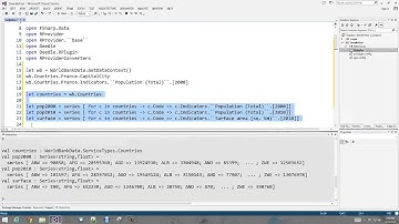 Create maps with F#, Deedle and R