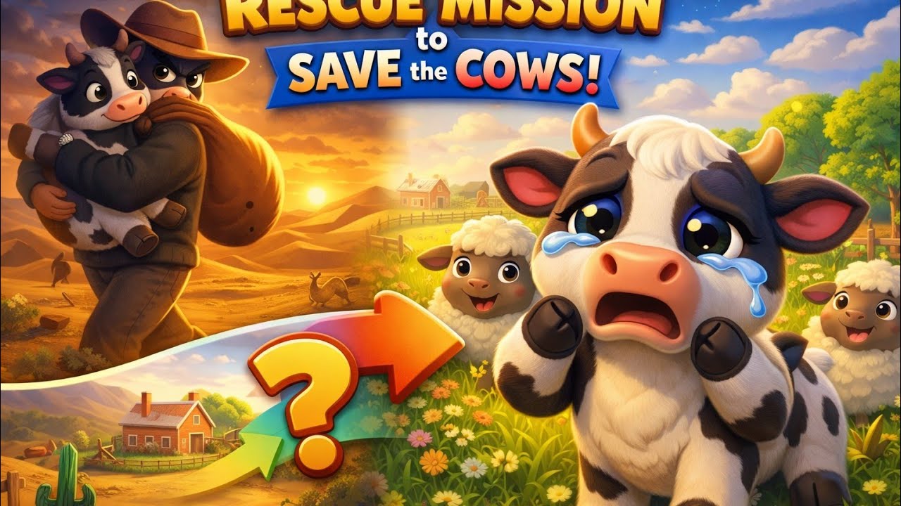 He Stole the Cow… But Didn’t Expect THIS Ending! 😲 Farm Rescue Story