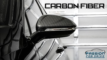 MK7 GTI Carbon Fiber Mirror Cap Install