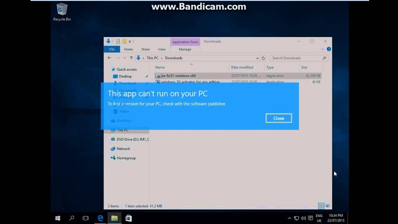 How To Fix This App Can T Run On Your Pc On Windows 8 1 10 Youtube - how to fix this app can t run on your pc on windows 8 1 10