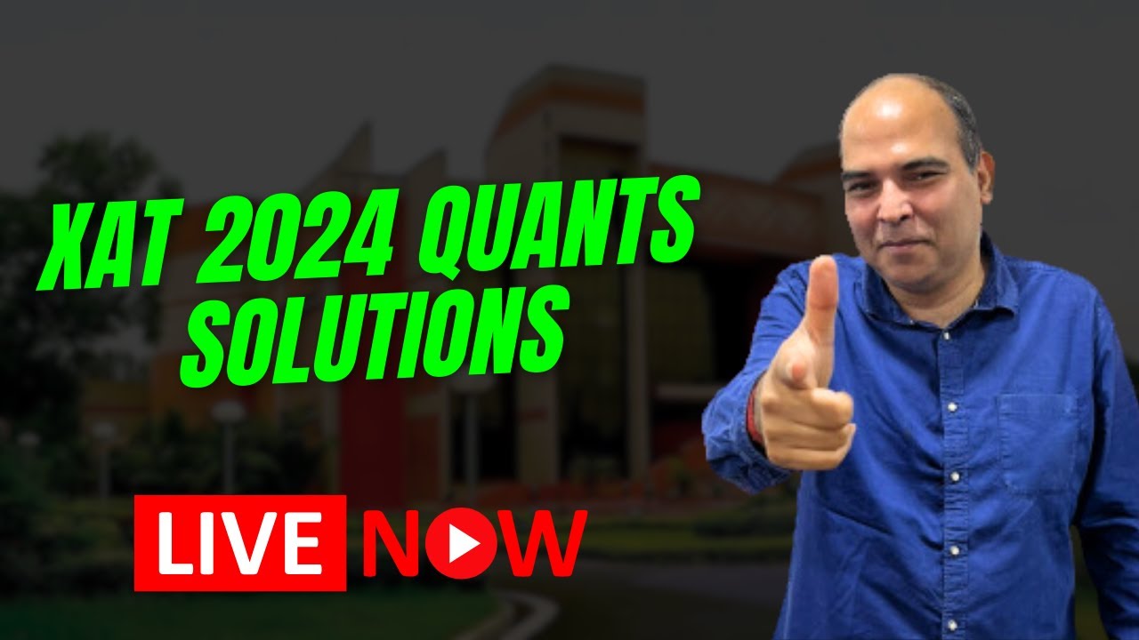 XAT 2024 Quants by Arun Sharma - YouTube