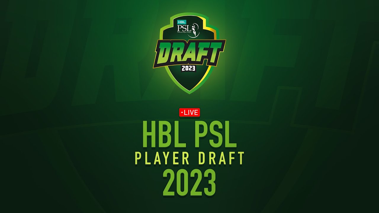 Live HBL PSL Player Draft 2023 #HBLPSLDRAFT #HBLPSL8