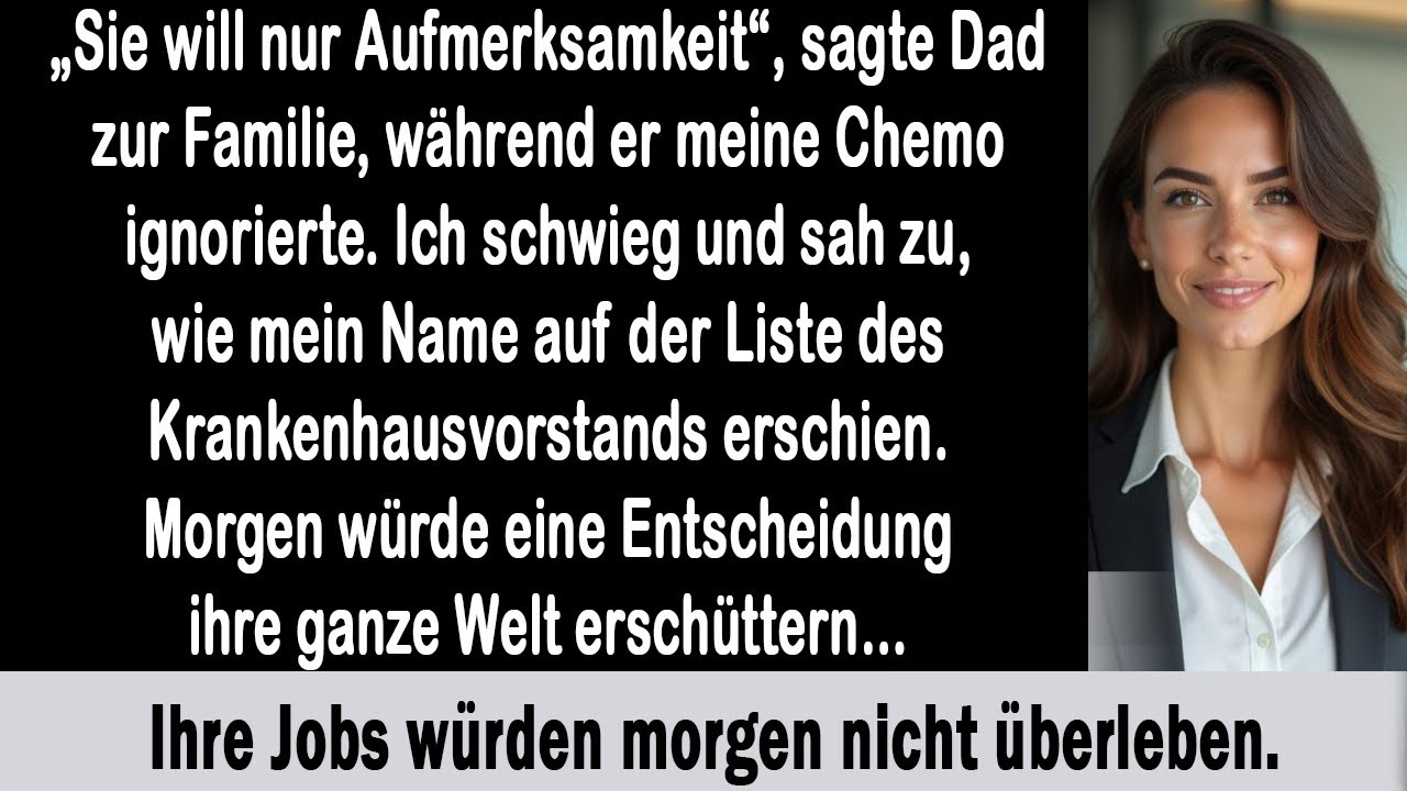 Ich saß im Sprechzimmer meiner Onkologin, 26 Jahre alt, als sie mir sagte: „Sie haben Eierstockkrebs im zweiten Stadium.“ Ich rief meinen Vater an – den Finanzvorstand des Krankenhauses, in dem...