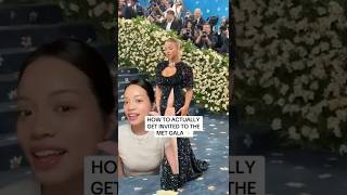How to actually get invited to the ✨Met Gala✨ #metgala #metgala2025 #celebrity #influencer Wealth