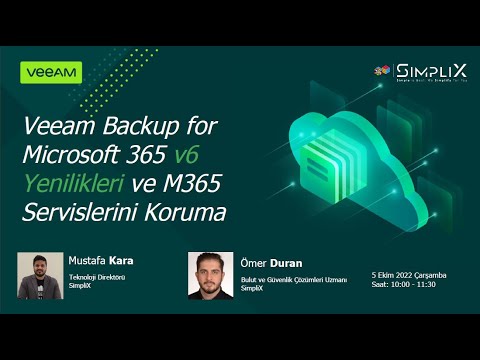 Veeam Backup for Microsoft 365 v6 Yenilikleri ve M365 Servislerini ...