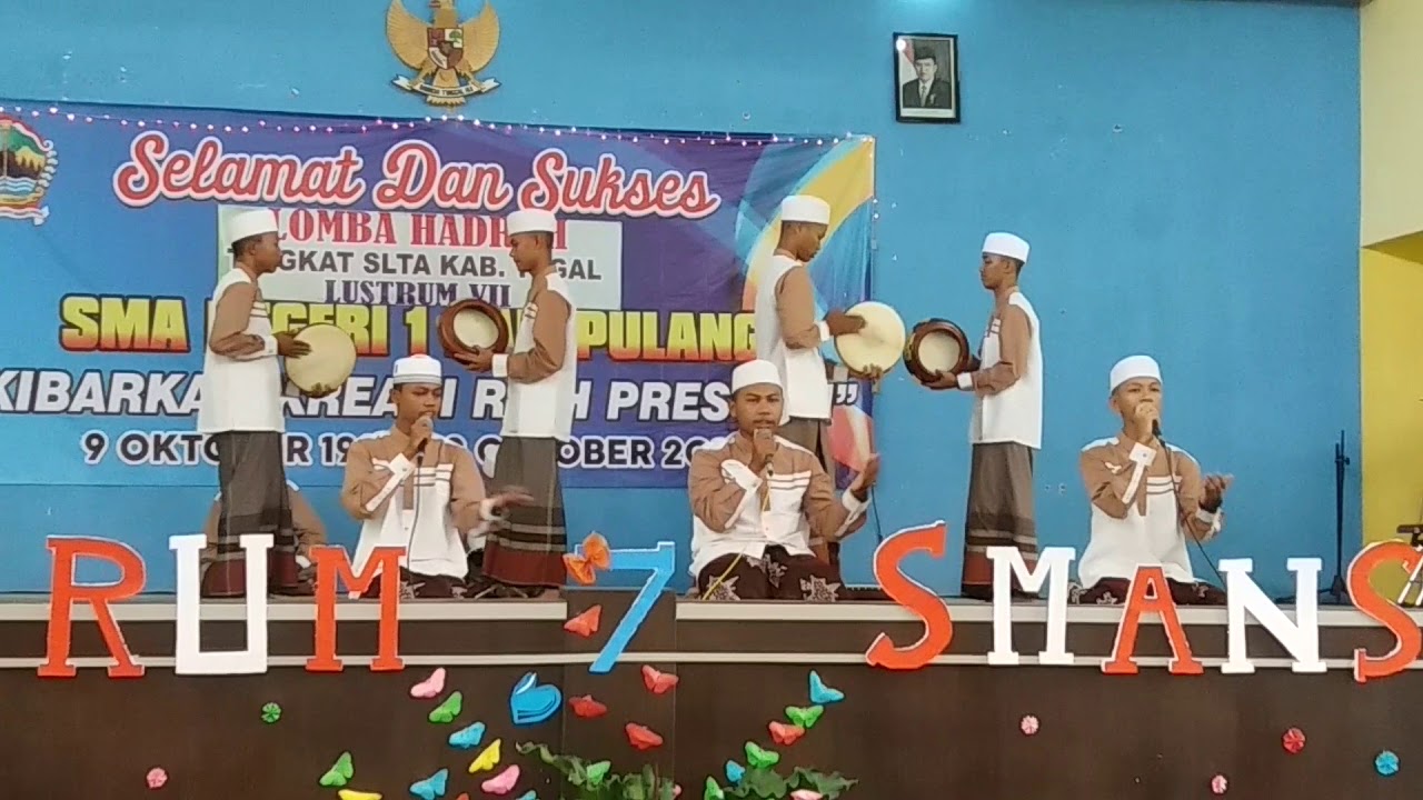 Hadroh ADB juara 2 lomba hadroh tingkat SMA/SMK/MA di SMANSABA