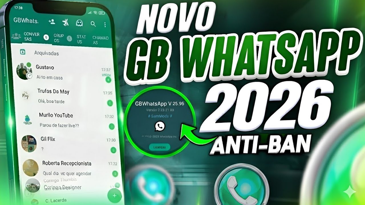 NOVO! WHATSAPP GB ATUALIZADO 2026 (Última Atualização) FINALMENTE FUNCIONANDO COM NÚMERO DIRETO✅