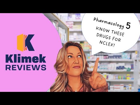 الأدوية التي يجب معرفتها لامتحان  رقم 5