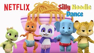 The Silly Noodle Dance Song for Kids 🍝  Word Party | Netflix Jr Resimi