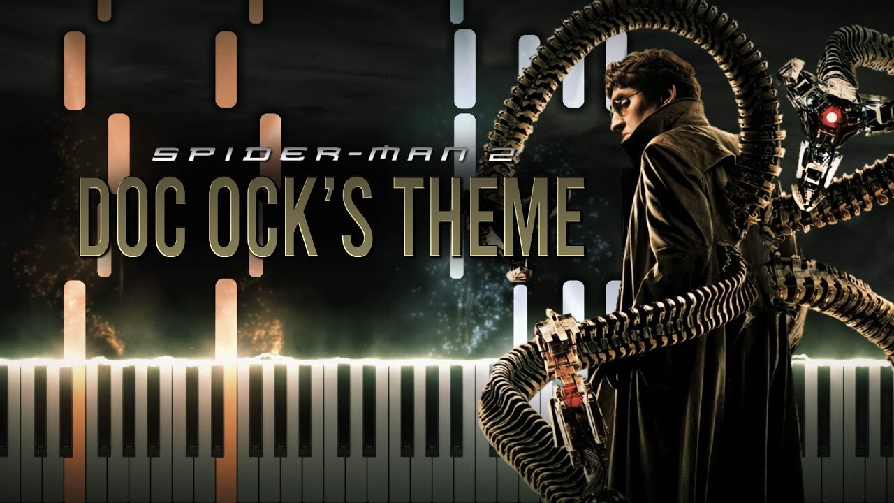 Doc Ock's Theme - Spider-Man 2 (2004) | (Synthesia Piano Tutorial)+SHEETS