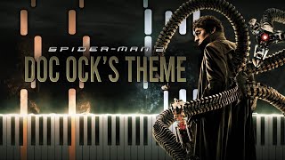 Video thumbnail of "Doc Ock's Theme - Spider-Man 2 (2004) | (Synthesia Piano Tutorial)+SHEETS"