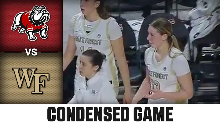 Gardner-Webb vs. Wake Forest Condensed Game | 2025-26 ACC Women’s Basketball